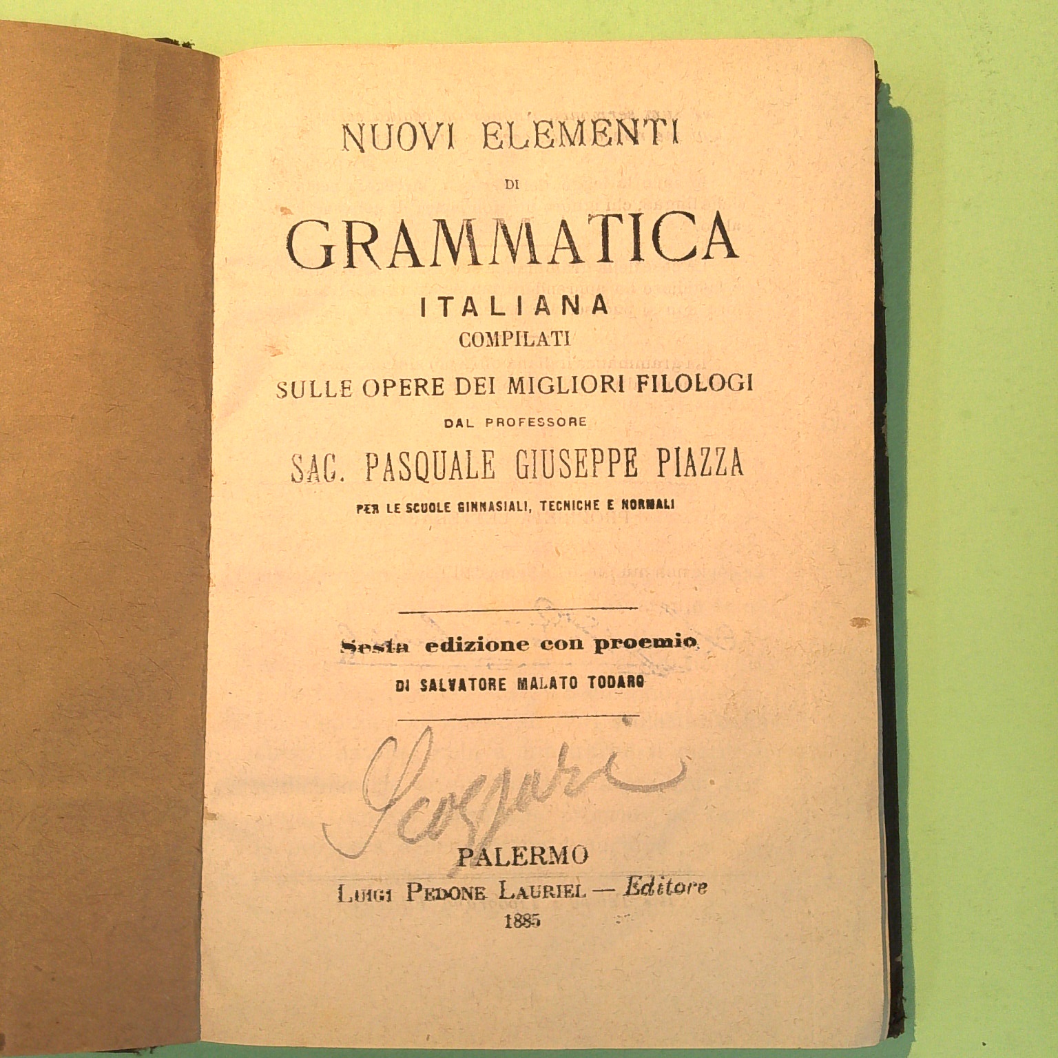 NUOVI ELEMENTI DELLA GRAMMATICA ITALIANA - immagine 2