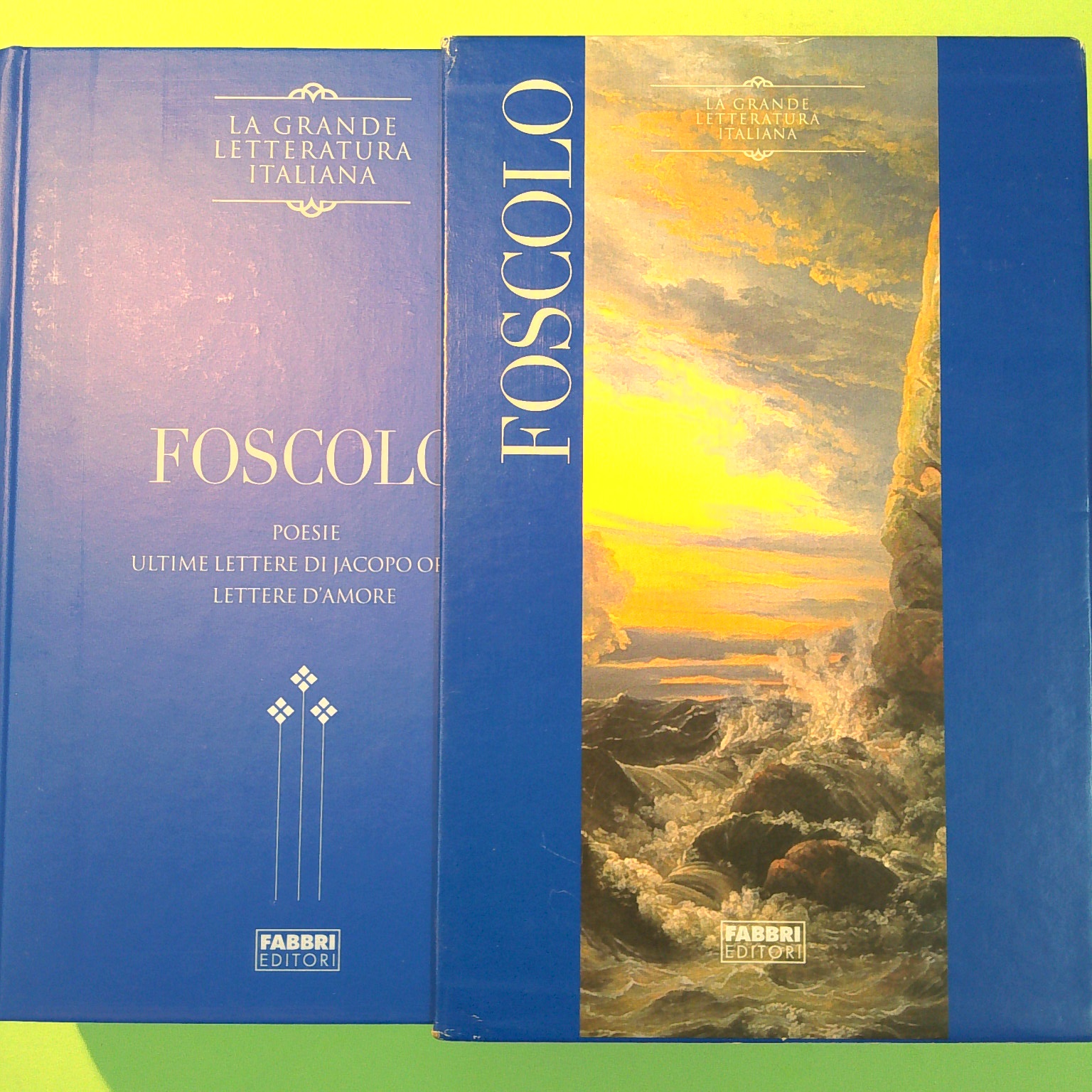 POESIE ULTIME LETTERE JACOPO ORTIS LETTERE D'AMORE UGO FOSCOLO