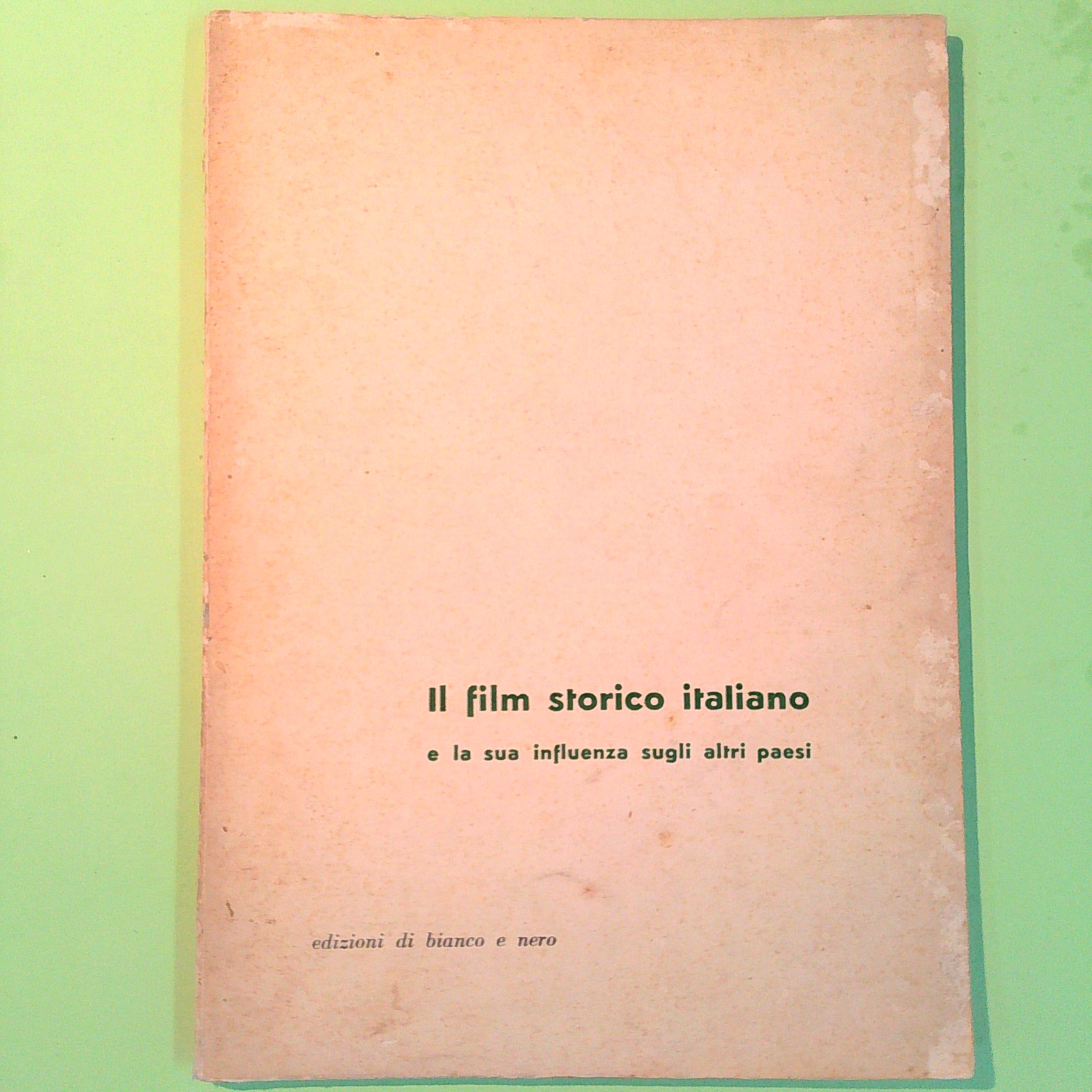 IL FILM STORICO ITALIANO E LA SUA INFLUENZA SUGLI ALTRI PAESI