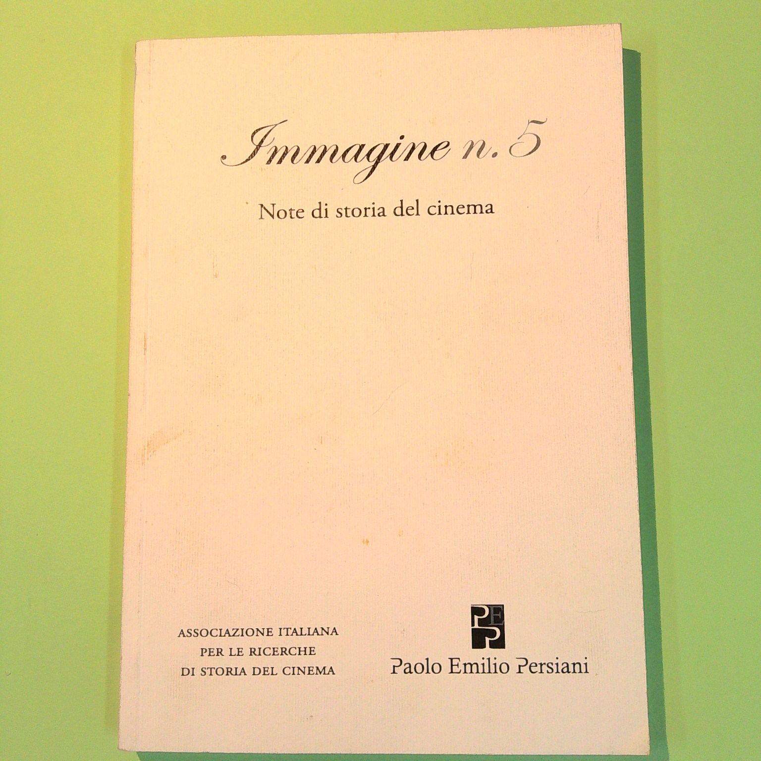 IMMAGINE N 5 NOTE DI STORIA DEL CINEMA