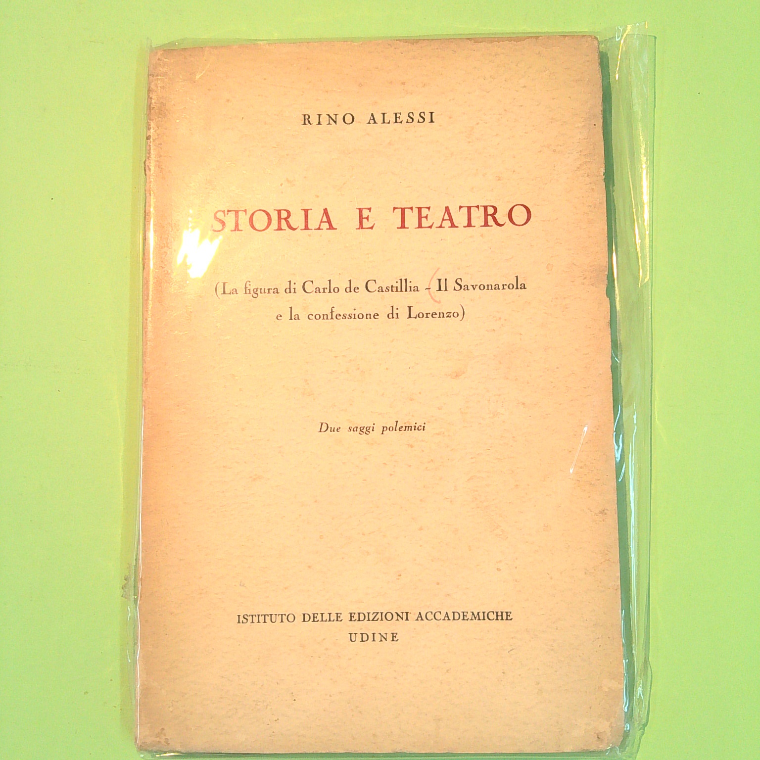 STORIA E TEATRO
