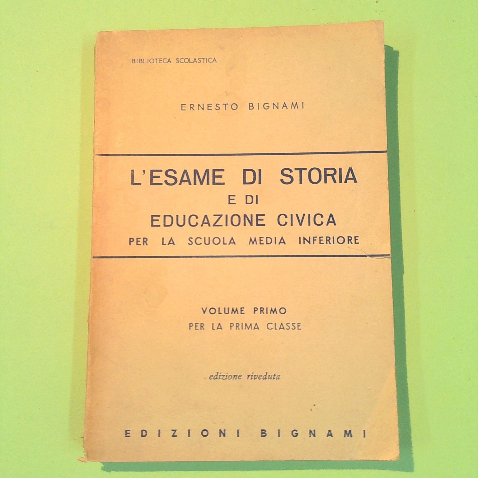 L'ESAME DI STORIA E DI EDUCAZIONE CIVICA VOL I