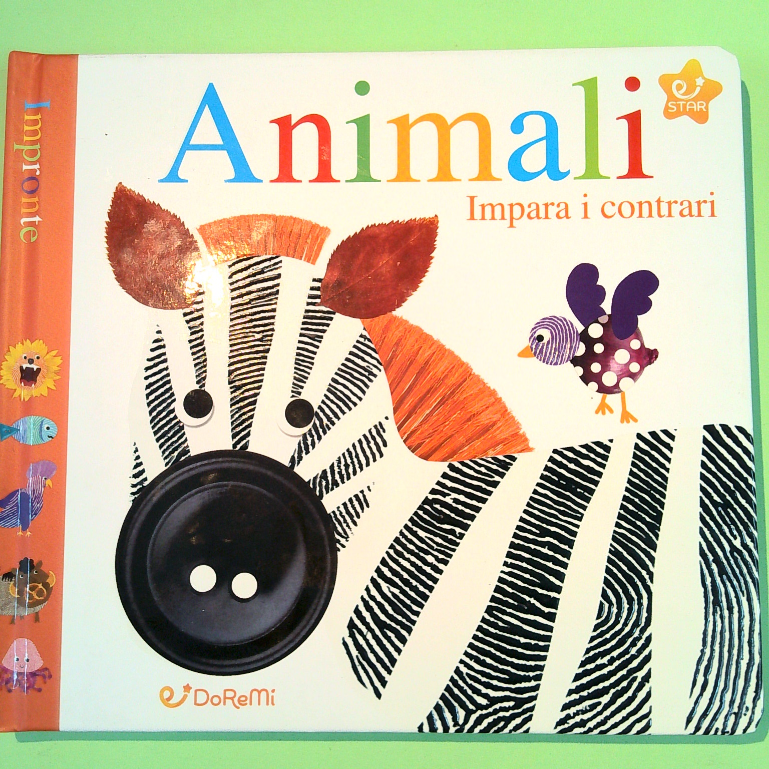 ANIMALI IMPRONTE IMPARA I CONTRARI