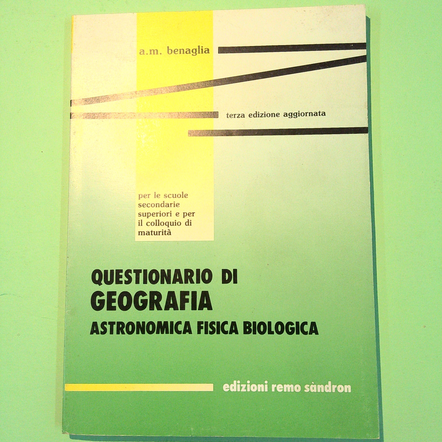 QUESTIONARIO DI GEOGRAFIA ASTRONOMICA FISICA BIOLOGICA