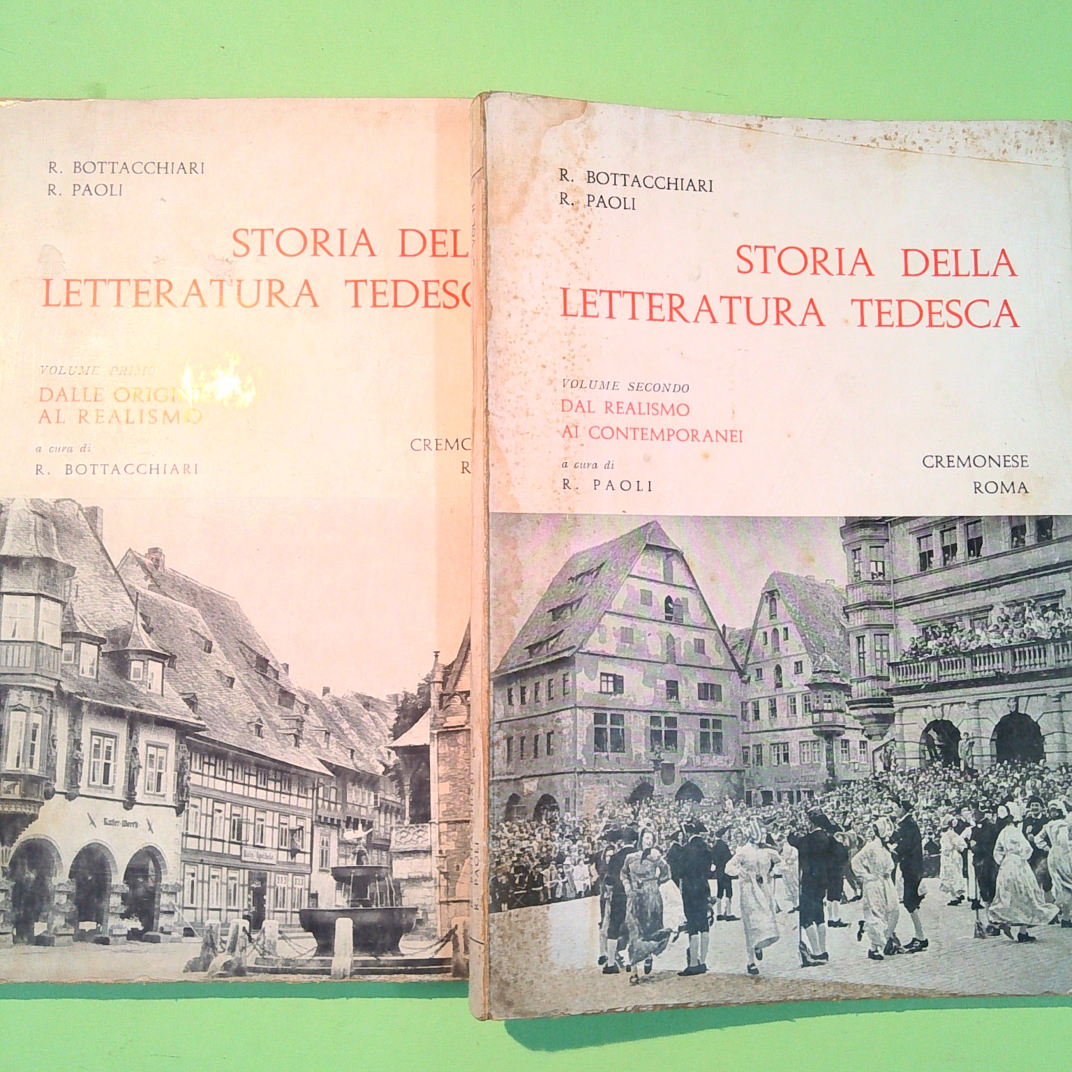 STORIA DELLA LETTERATURA TEDESCA VOL I E II