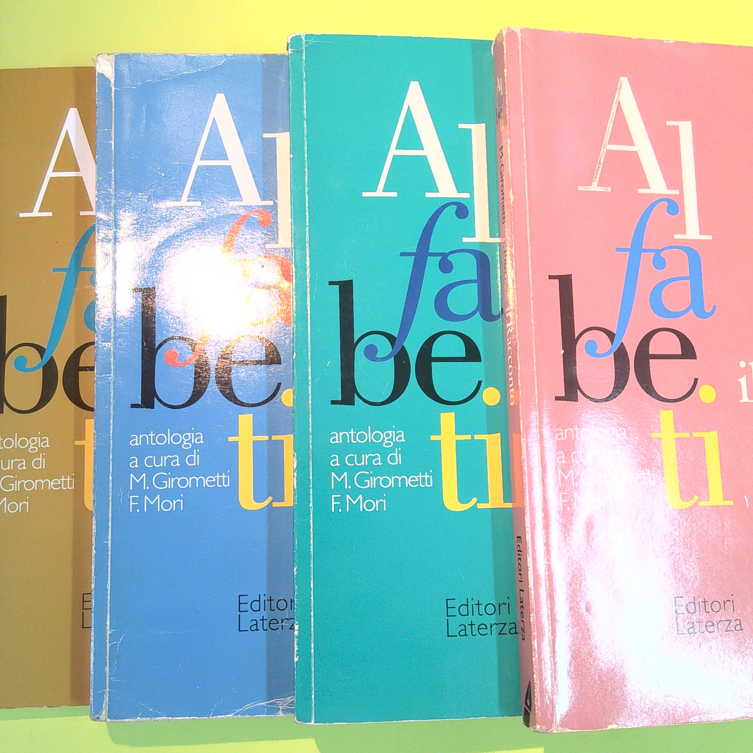 ALFABETI IL RACCONTO IL ROMANZO LA POESIA L'EPICA