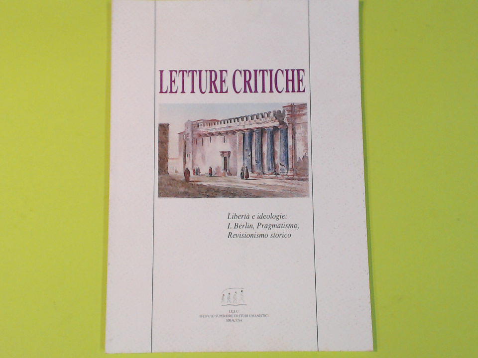 LETTURE CRITICHE