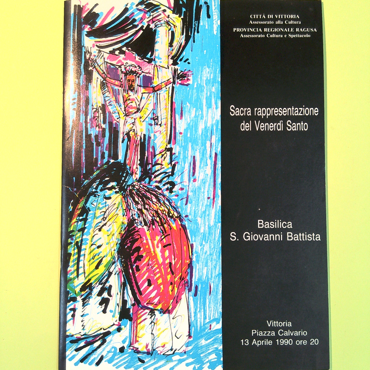 SACRA RAPPRESENTAZIONE DEL VENERDÌ SANTO BASILICA S. GIOVANNI BATTISTA 1990