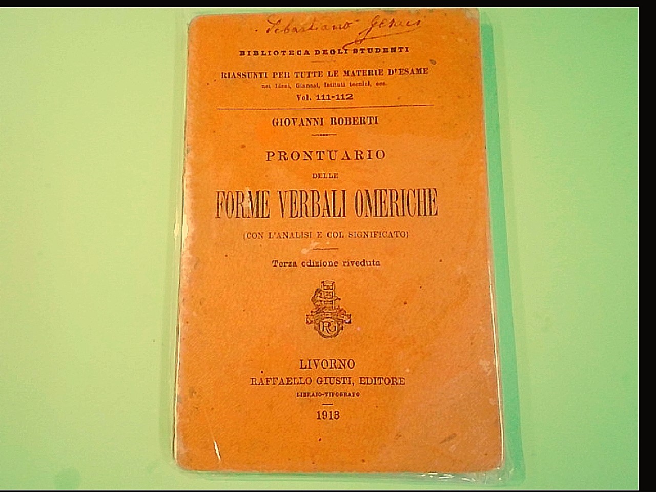 FORME VERBALI OMERICHE