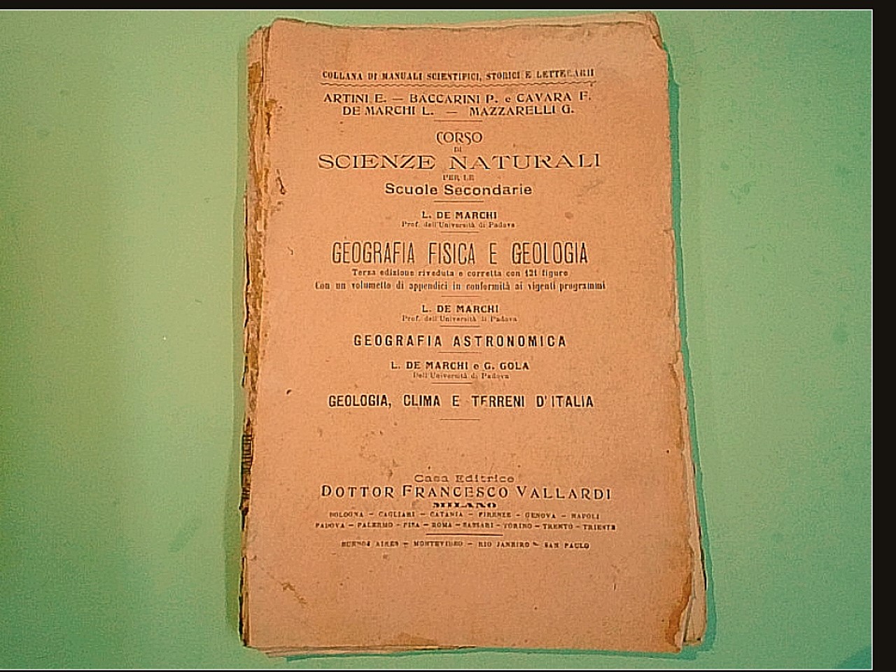 GEOGRAFIA FISICA E GEOLOGIA