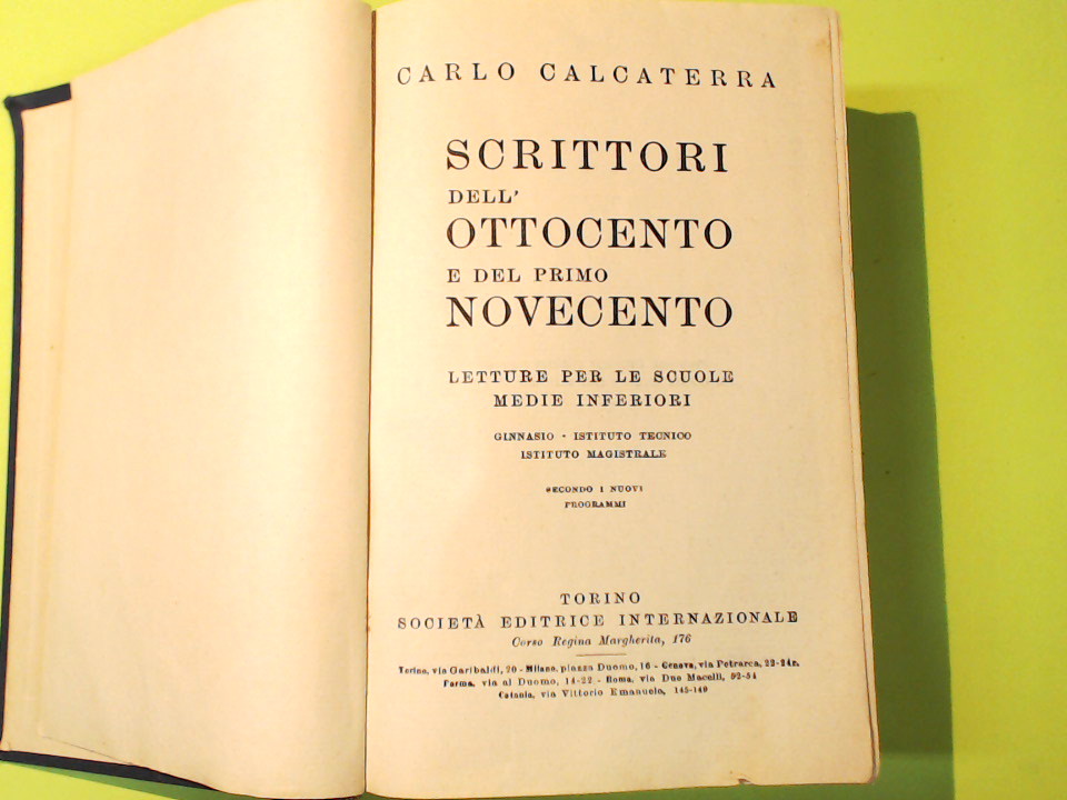 SCRITTORI DELL'OTTOCENTO E DEL PRIMO NOVECENTO - immagine 2