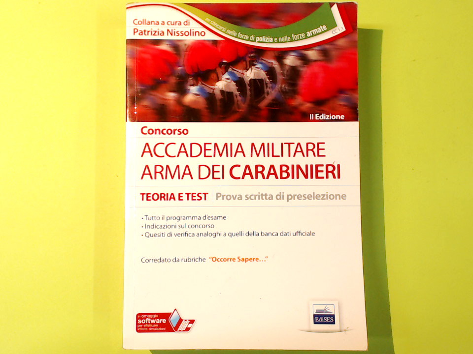 CONCORSO ACCADEMIA MILITARE ARMA DEI CARABINIERI