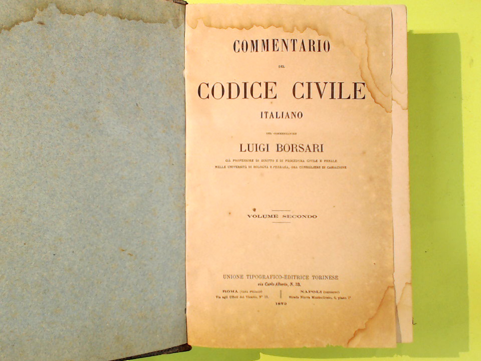 COMMENTARIO DEL CODICE CIVILE - immagine 2