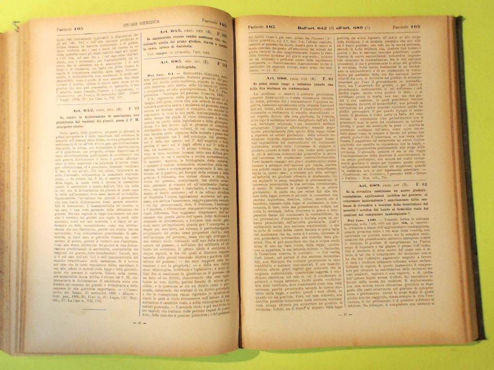 SINOSSI GIURIDICA SERIE II FASC 97 A 108 - immagine 4