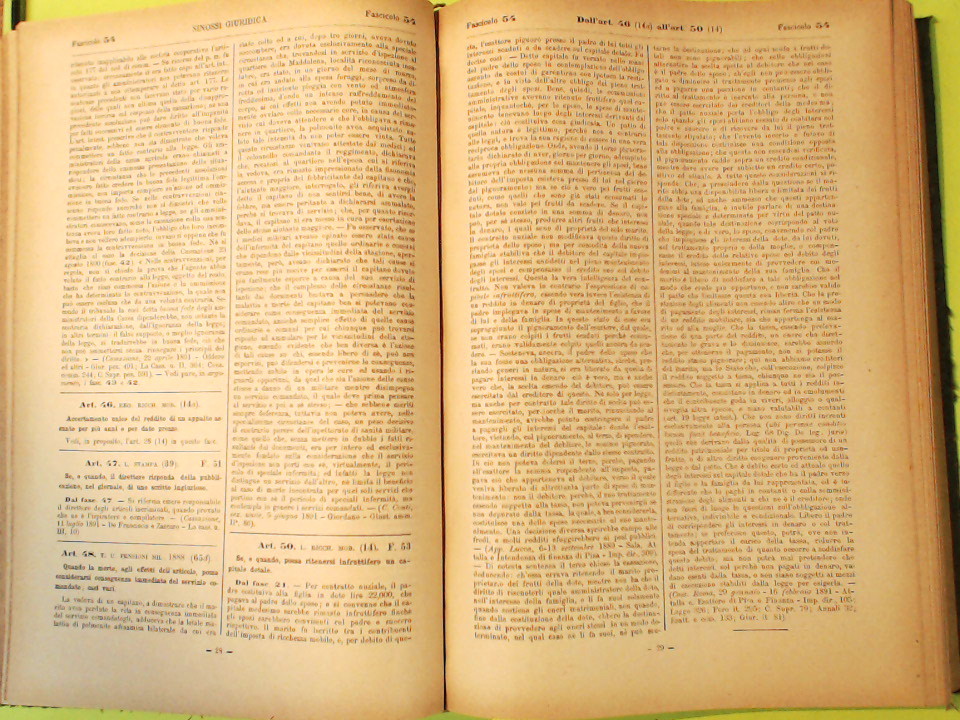 SINOSSI GIURIDICA SERIE II FASC 49 A 60 - immagine 5