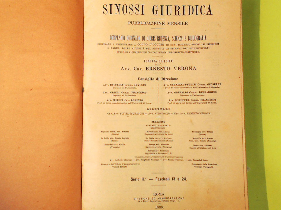 SINOSSI GIURIDICA SERIE II FASC 13-24 - immagine 3