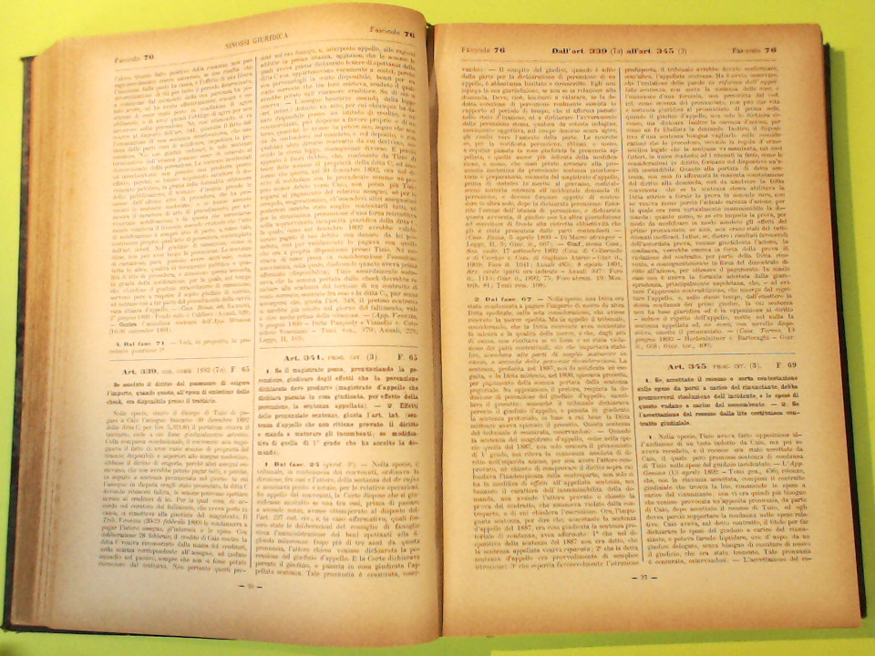 SINOSSI GIURIDICA SERIE II FASC 73-84 - immagine 5