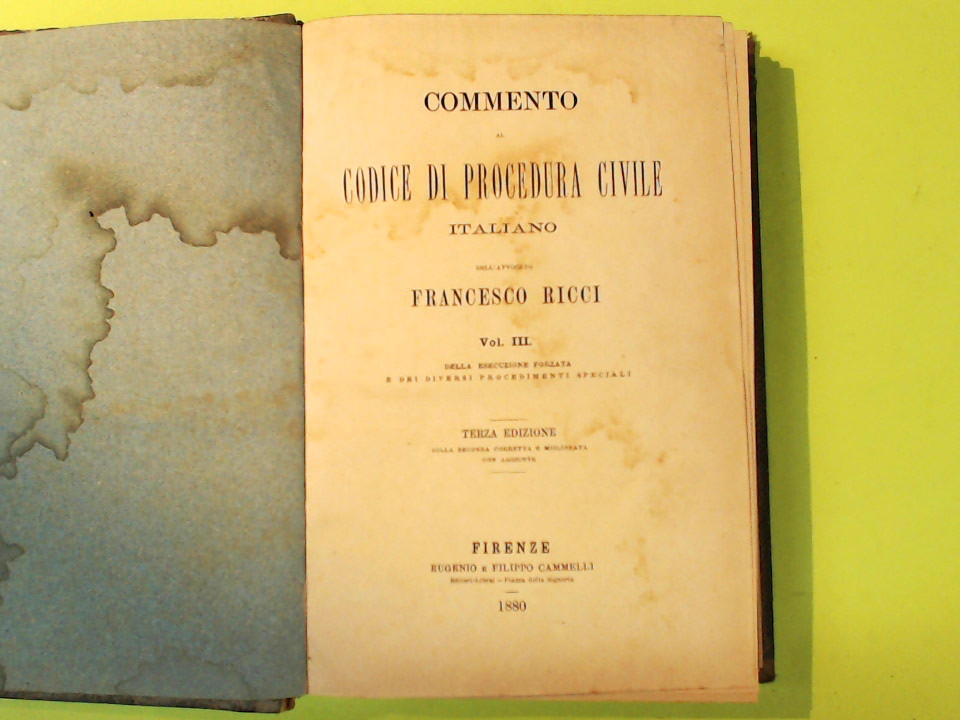 COMMENTO AL CODICE DI PROCEDURA CIVILE ITALIANO - immagine 5