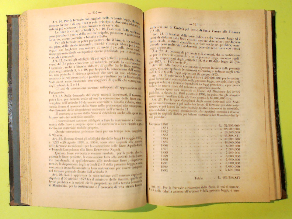 COLLEZIONE DELLE LEGGI ED ATTI DEL GOVERNO DEL REGNO D'ITALIA 1879 - immagine 6