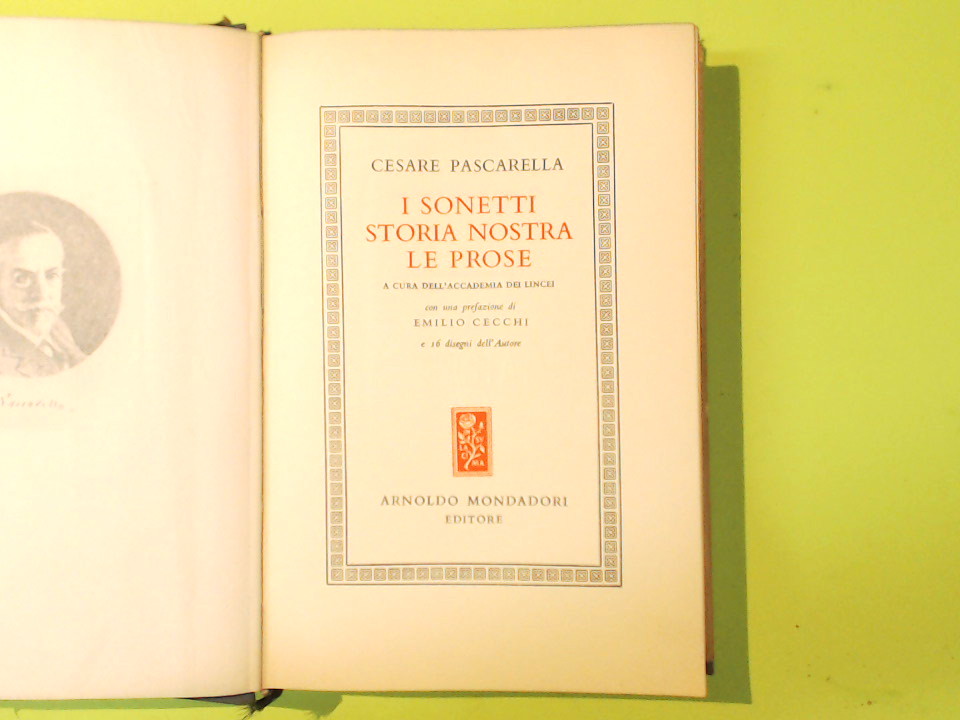 I SONETTI STORIA NOSTRA LE PROSE - immagine 2