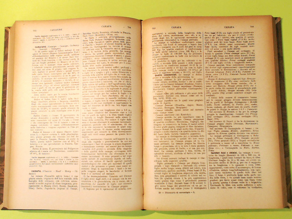 DIZIONARIO DI MERCEOLOGIA E CHIMICA APPLICATA VOL I - immagine 4