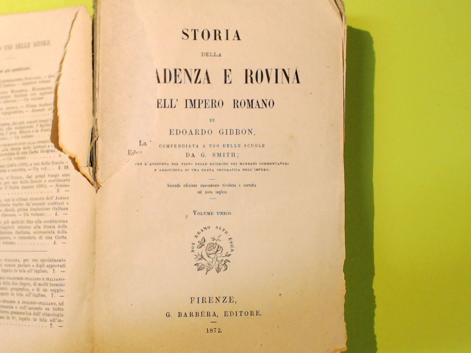 STORIA DECADENZA E ROVINA DELL'IMPERO ROMANO - immagine 2