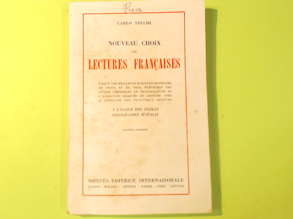 NOUVEAU CHOIX DE LECTURES FRANCAISES