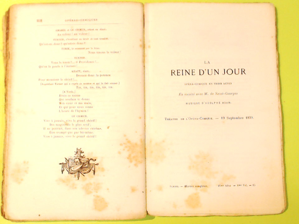 EUGENE SCRIBE OPERAS COMIQUES - immagine 3