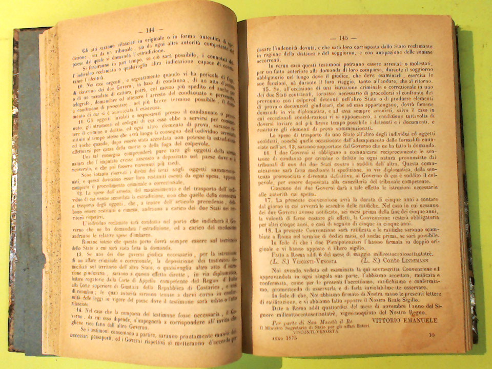 COLLEZIONE DELLE LEGGI ED ATTI DEL GOVERNO DEL REGNO D'ITALIA 1875 - immagine 3