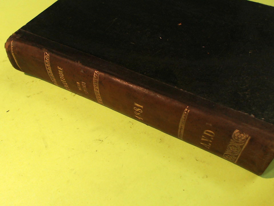 COLLEZIONE DELLE LEGGI ED ATTI DEL GOVERNO DEL REGNO D'ITALIA 1881 - immagine 3