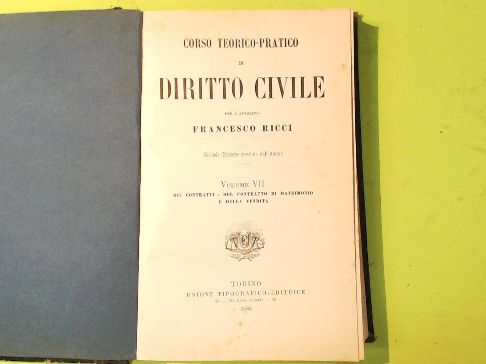 CORSO TEORICO PRATICO DI DIRITTO CIVILE VOL VII - immagine 2