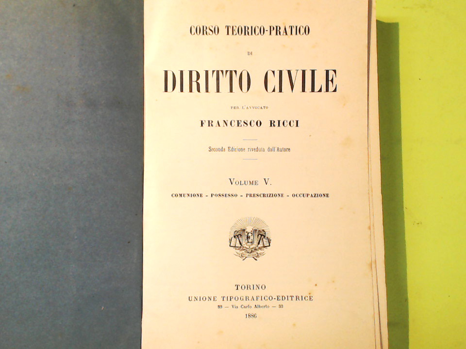 CORSO TEORICO PRATICO DI DIRITTO CIVILE VOL V - immagine 2