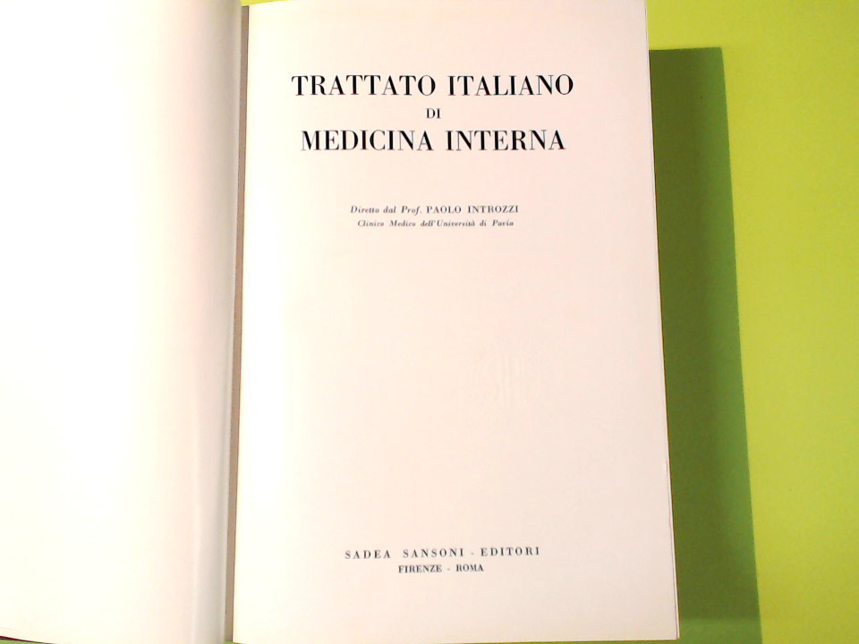TRATTATO ITALIANO DI MEDICINA INTERNA - immagine 4