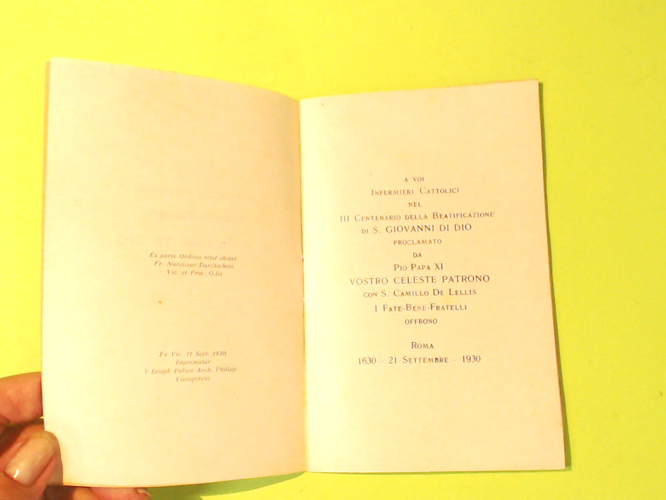 IL CELESTE PATRONO DEGLI INFERMIERI S. GIOVANNI DI DIO - immagine 2