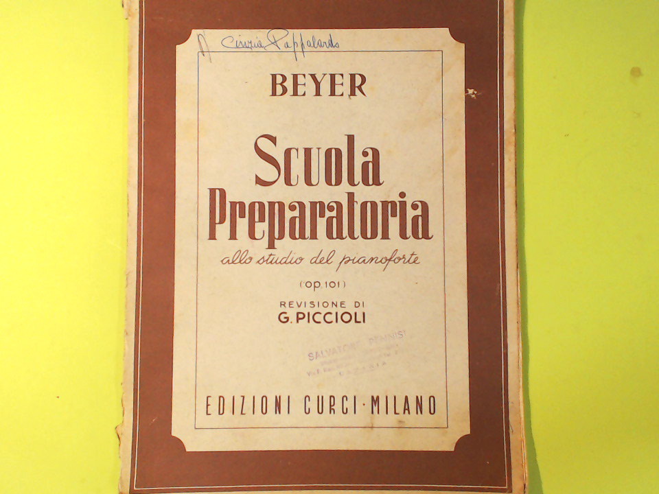 SCUOLA PREPARATORIA STUDIO PIANOFORTE