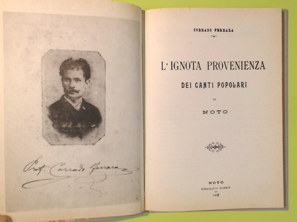 L'IGNOTA PROVENIENZA DEI CANTI POPOLARI IN NOTO - immagine 2