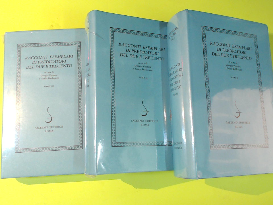 I RACCONTI ESEMPLARI DI PREDICATORI DEL DUE E TRECENTO