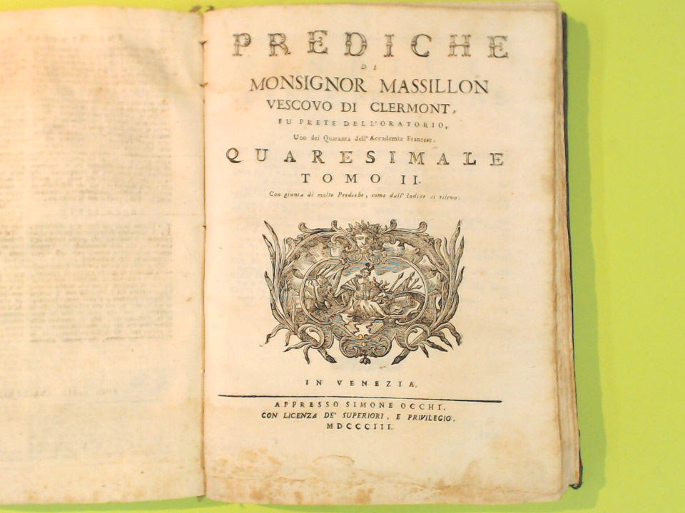 PREDICHE QUARESIMALE DI MONSIGNOR MASSILLON TOMO I E II - immagine 4