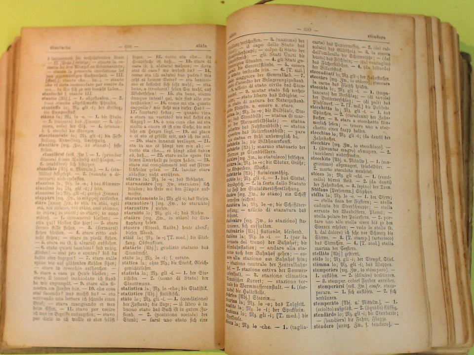 VOCABOLARIO DELLE LINGUE ITALIANA E TEDESCA - immagine 3