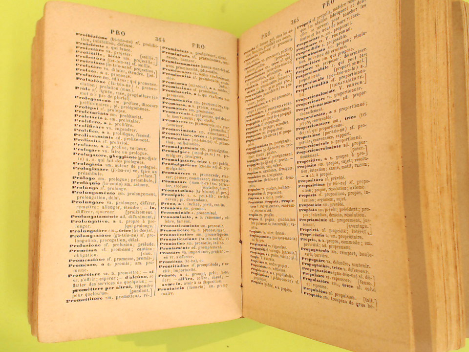 NOUVEAU DICTIONNAIRE ITALIEN FRANCAIS ET FRANCAIS ITALIEN - immagine 5