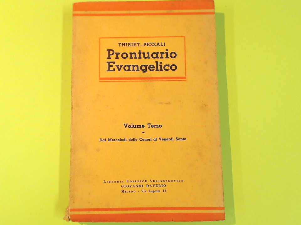 PRONTUARIO EVANGELICO VOL III