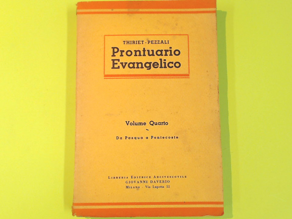 PRONTUARIO EVANGELICO VOL IV