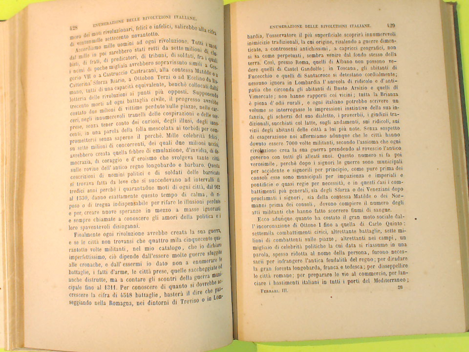 STORIA DELLE RIVOLUZIONE D'ITALIA VOL III - immagine 3