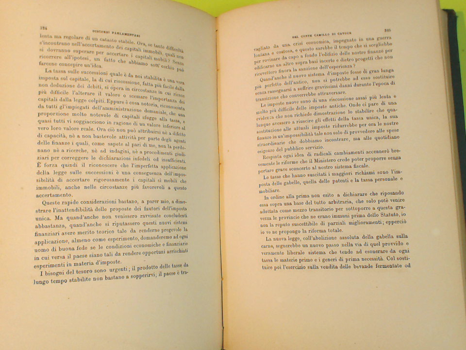 DISCORSI PARLAMENTARI DEL CONTE CAMILLO DI CAVOUR VOL IX - immagine 4