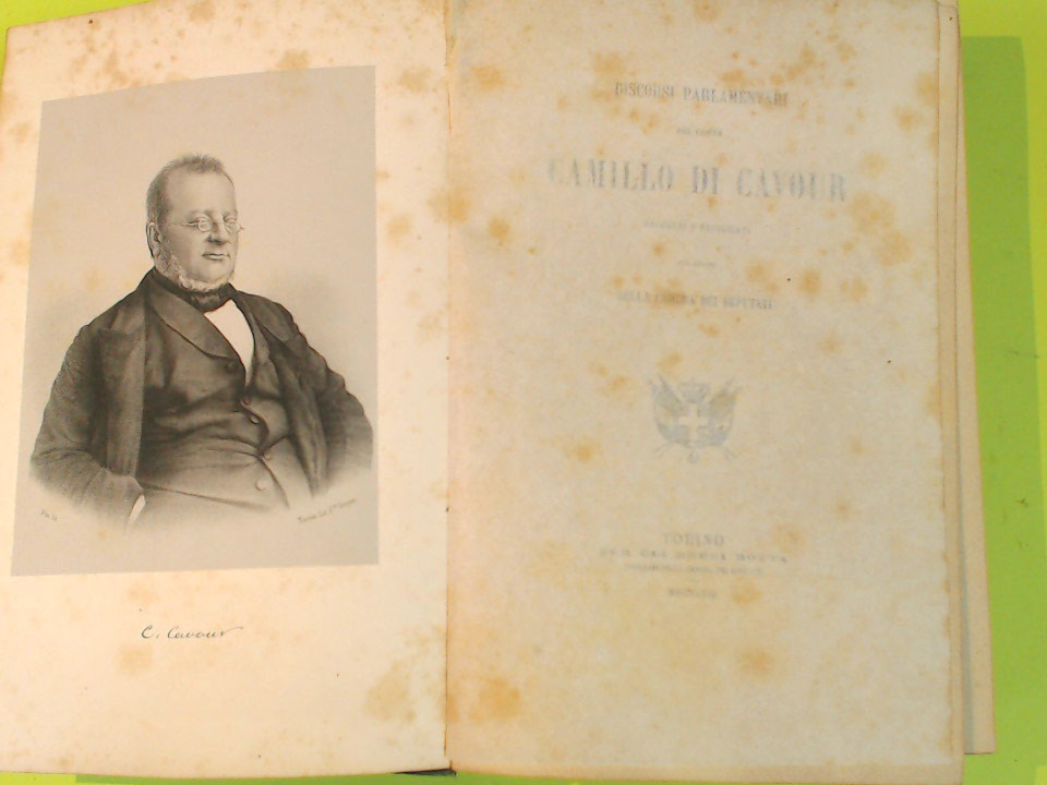DISCORSI PARLAMENTARI DEL CONTE CAMILLO DI CAVOUR VOL I - immagine 3