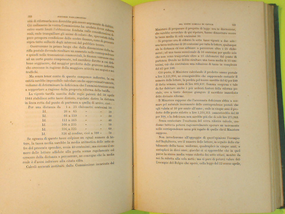 DISCORSI PARLAMENTARI DEL CONTE CAMILLO DI CAVOUR VOL I - immagine 5