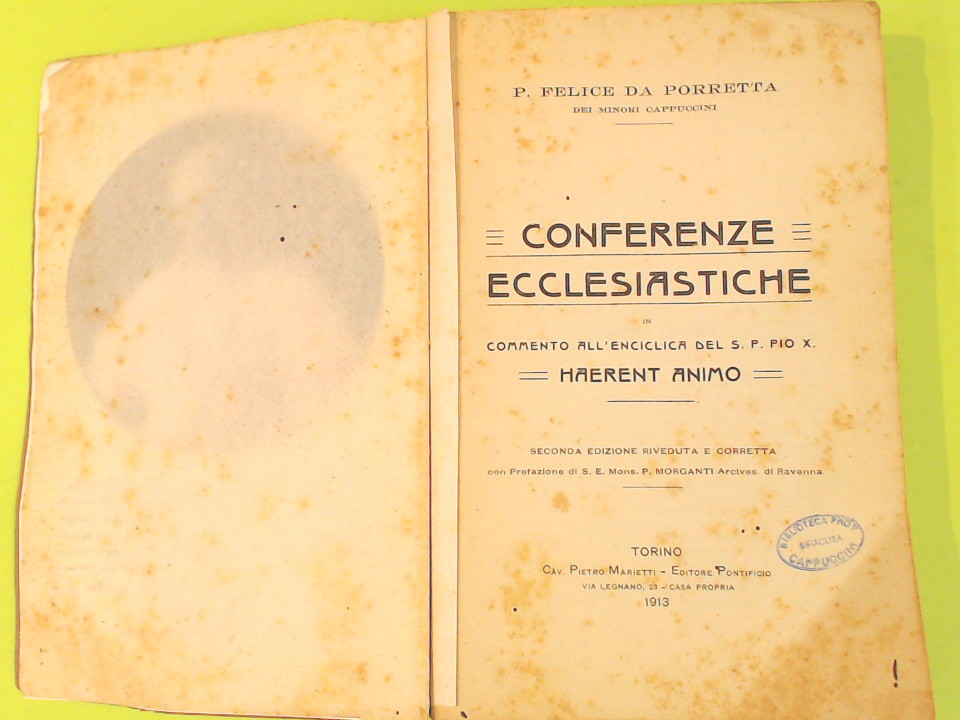 CONFERENZE ECCLESIASTICHE - immagine 3