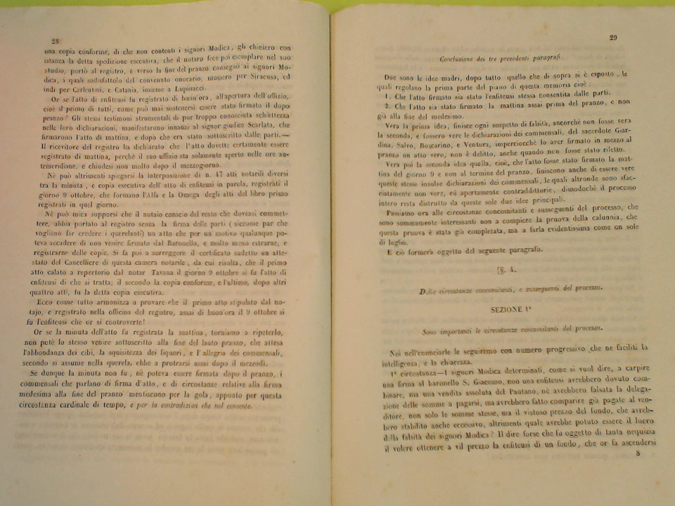 MEMORIA PER I SIGNORI MODICA DA CARLENTINI CONTRO IL RICORSO DEL BARONE S. GIACOMO - immagine 4