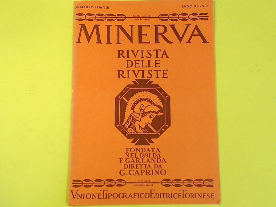 MINERVA MARZO 1930 N. 6