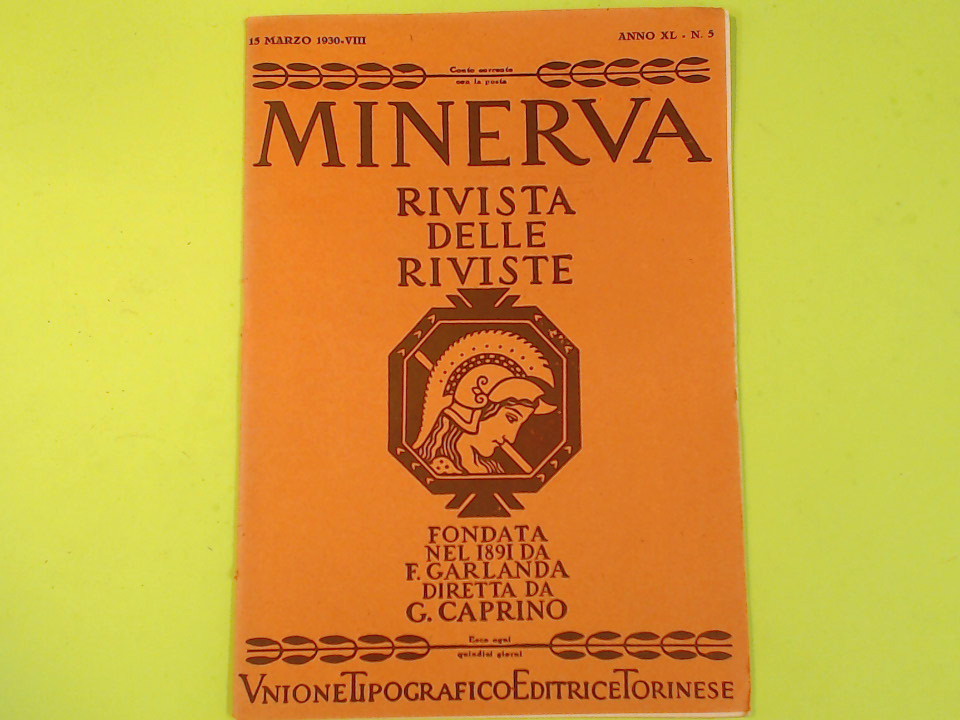 MINERVA MARZO 1930 N. 5